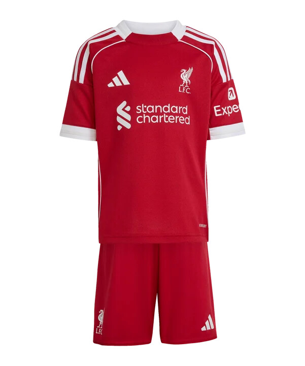 adidas fc liverpool tröja hemma 202526 barn röd