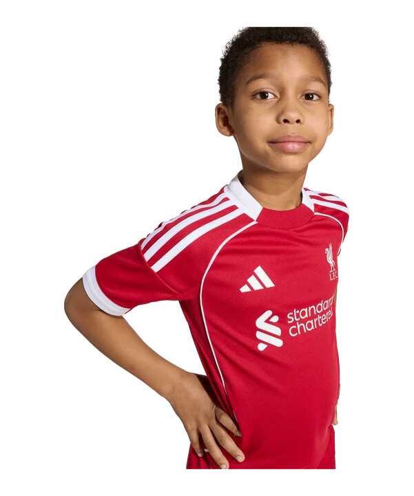 adidas fc liverpool tröja hemma 202526 barn röd