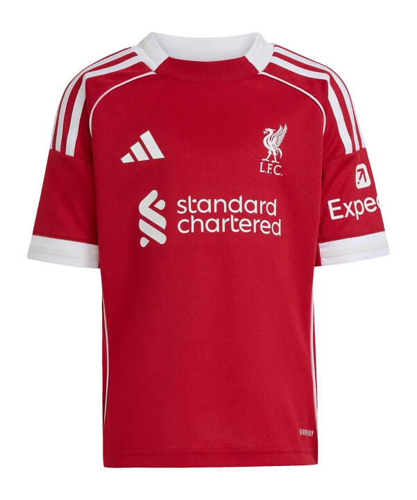 adidas fc liverpool tröja hemma 202526 barn röd