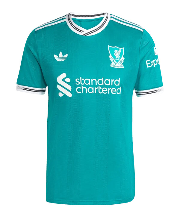 adidas fc liverpool autentisk 3. tröja 20252026 grön