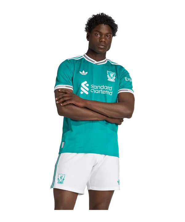 adidas fc liverpool autentisk 3. tröja 20252026 grön