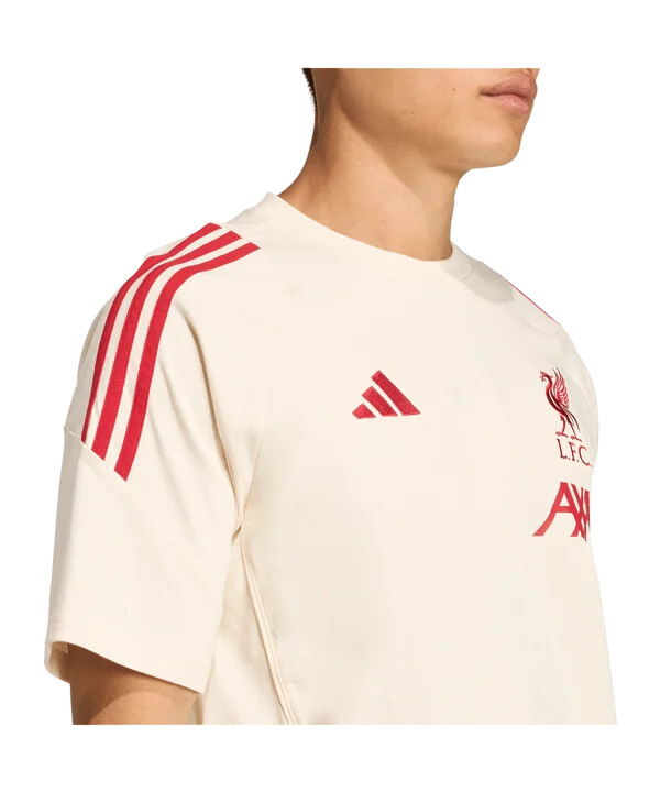 adidas fc liverpool tiro bomull t-shirt vit