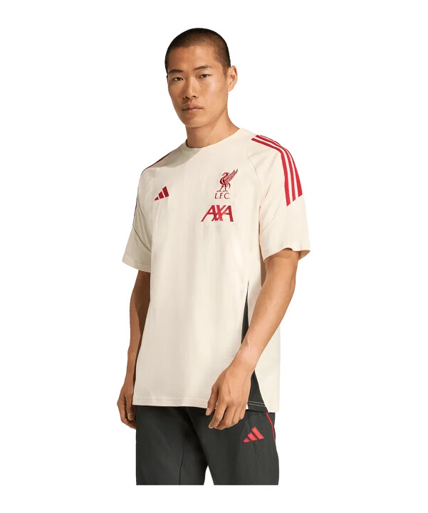 adidas fc liverpool tiro bomull t-shirt vit