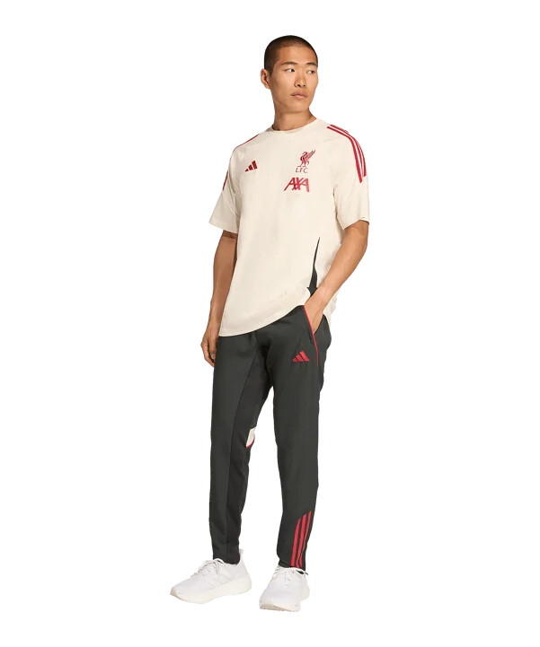 adidas fc liverpool tiro bomull t-shirt vit