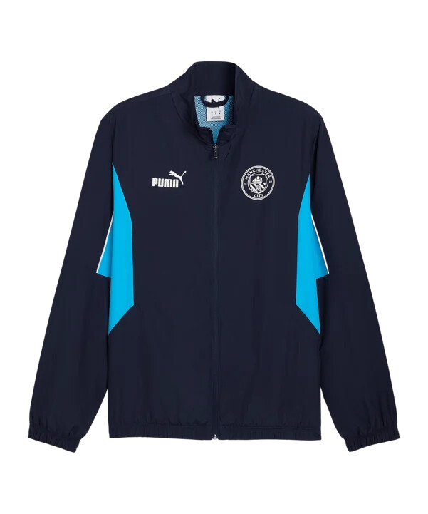 puma manchester city ftblarchive jacka blå f73