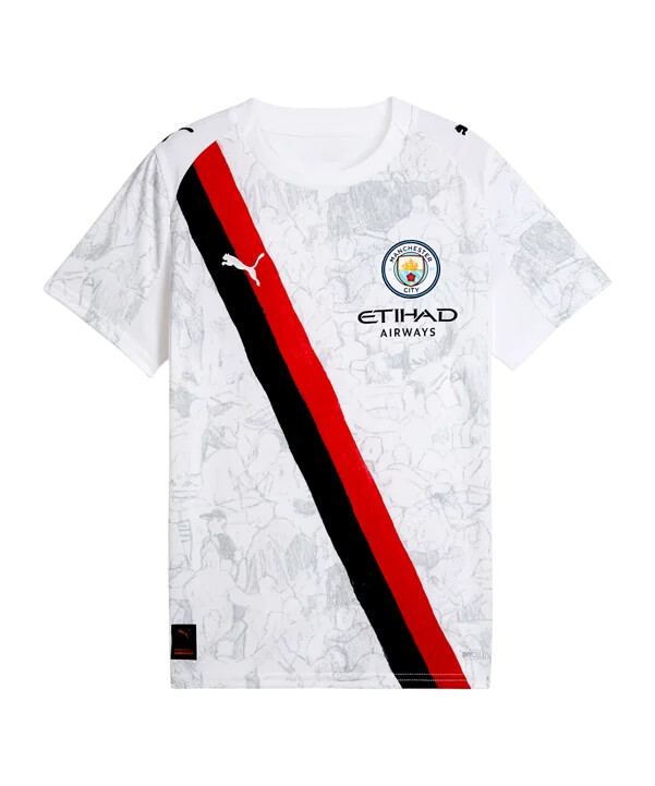 puma manchester city klubbtröja vm 2025 barn vit f07