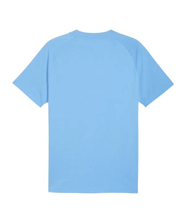 puma manchester city pumatech pocket t-shirt blå f06