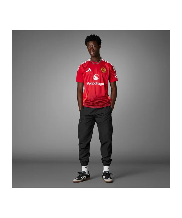 adidas manchester united hemmatröja 202425 röd