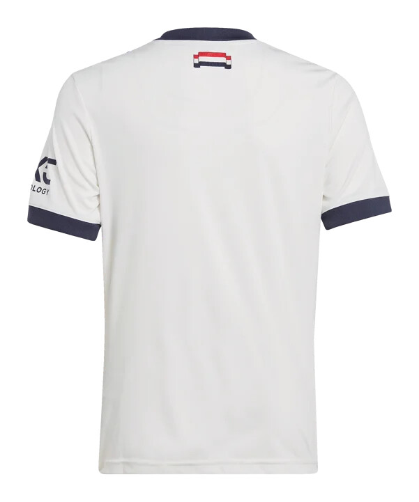 adidas originals manchester united 3. tröja 20242025 barn vit