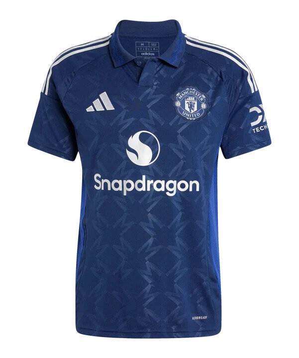 adidas manchester united bortatröja 20242025 blå