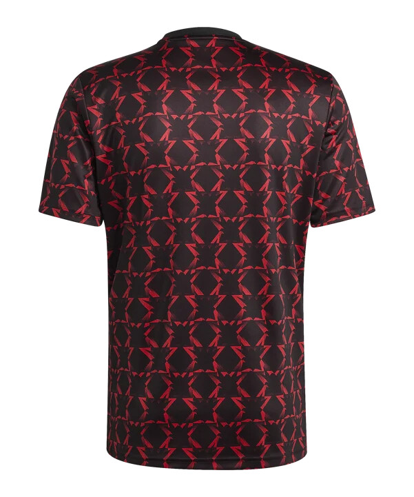 adidas manchester united prematch-tröja 202425 svart