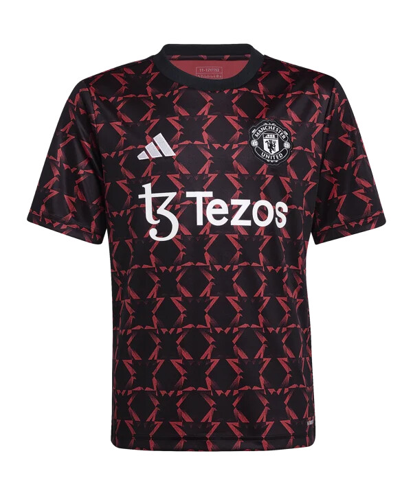 adidas manchester united förberedelsetröja 202425 barn svart