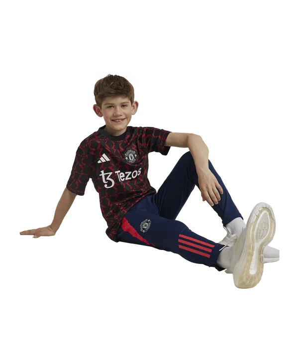 adidas manchester united förberedelsetröja 202425 barn svart