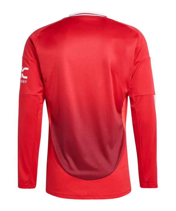 adidas manchester united långärmad hemmatröja 20242025 röd