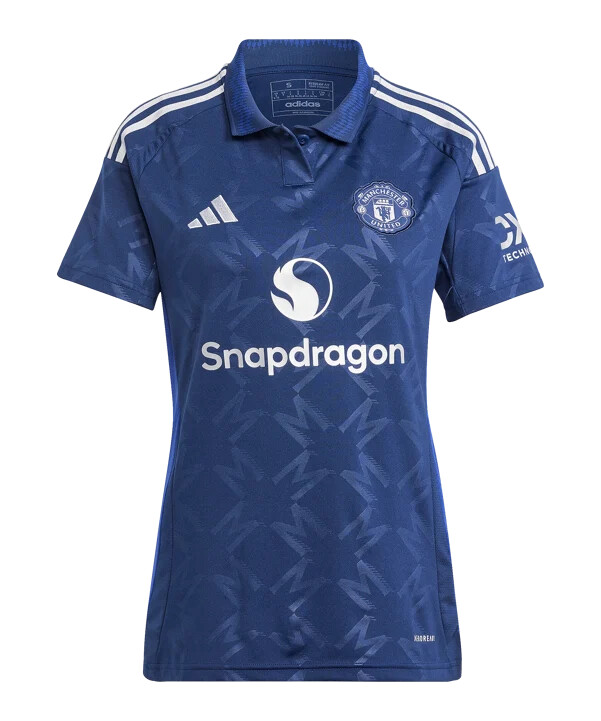 adidas manchester united bortatröja 20242025 dam blå