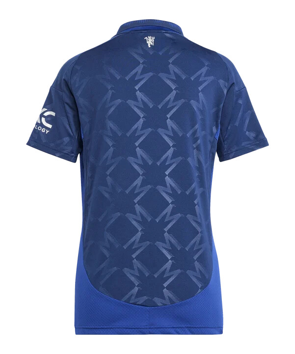 adidas manchester united bortatröja 20242025 dam blå