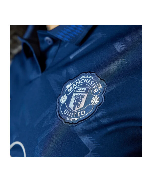 adidas manchester united bortatröja 20242025 dam blå