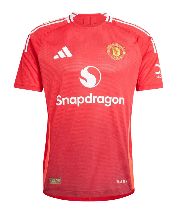 adidas manchester united aut. hemmatröja 20242025 röd