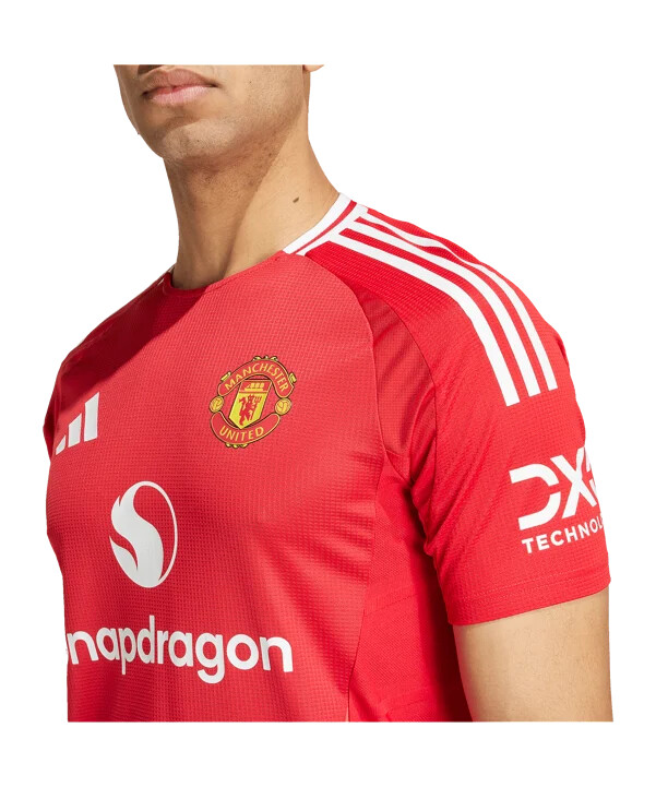 adidas manchester united aut. hemmatröja 20242025 röd