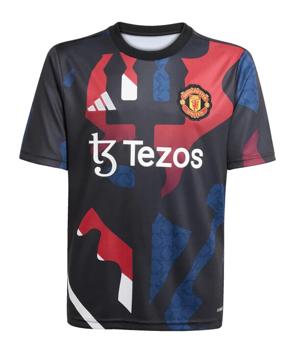 adidas manchester united förberedelsetröja 202425 barn svart