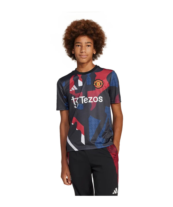 adidas manchester united förberedelsetröja 202425 barn svart