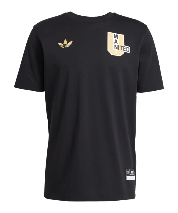 adidas manchester united vrct t-shirt svart