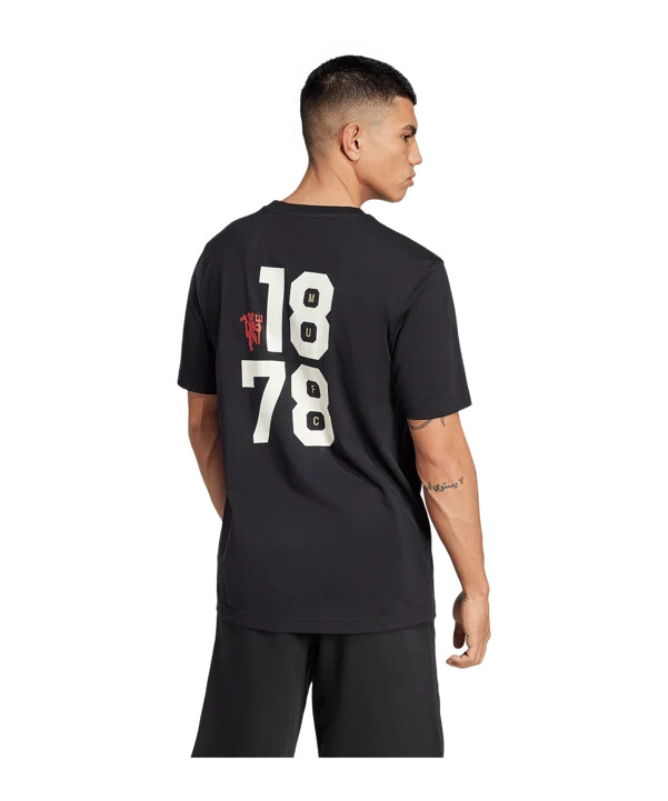 adidas manchester united vrct t-shirt svart