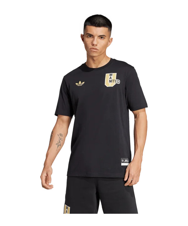 adidas manchester united vrct t-shirt svart