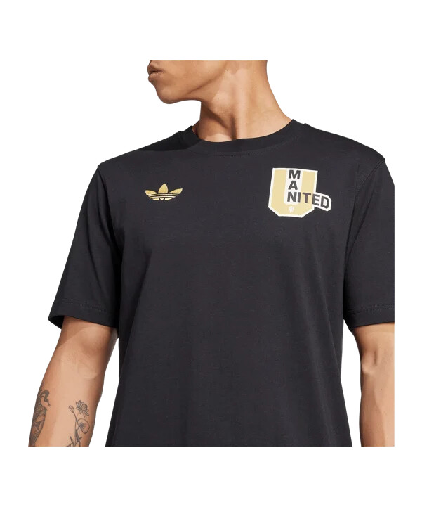 adidas manchester united vrct t-shirt svart