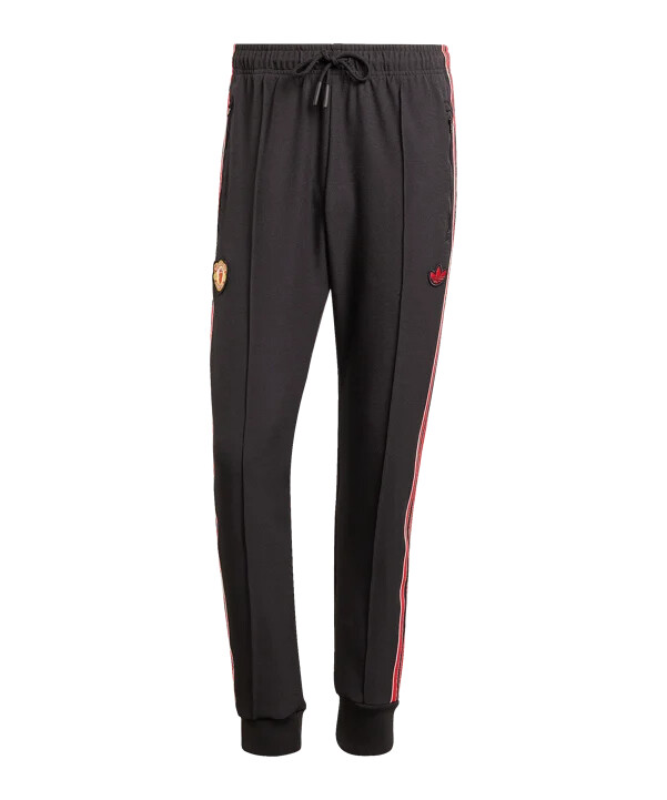 adidas manchester united träningsbyxor svarta