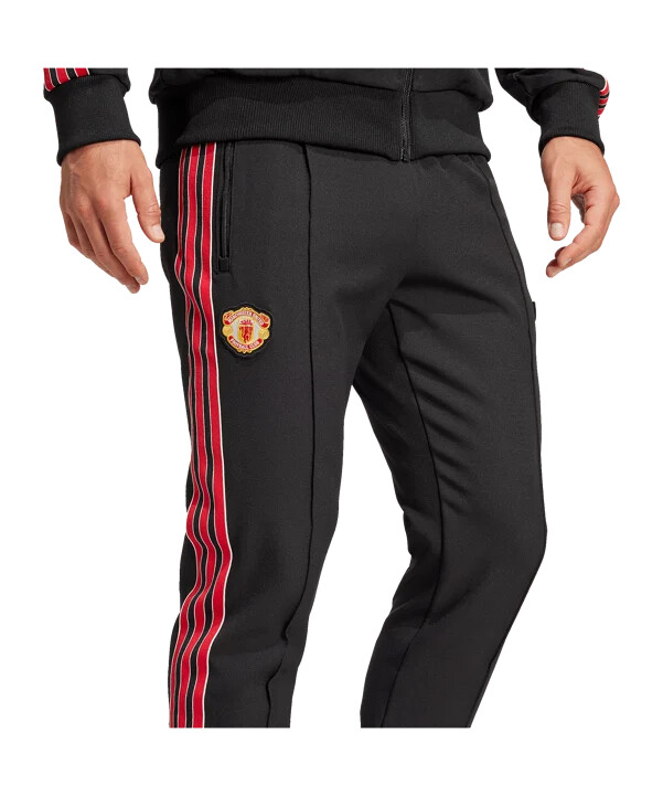 adidas manchester united träningsbyxor svarta
