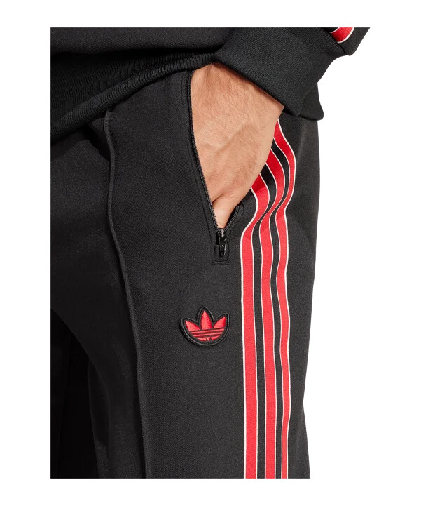 adidas manchester united träningsbyxor svarta