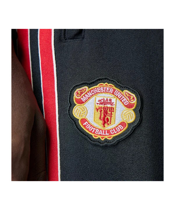 adidas manchester united träningsbyxor svarta