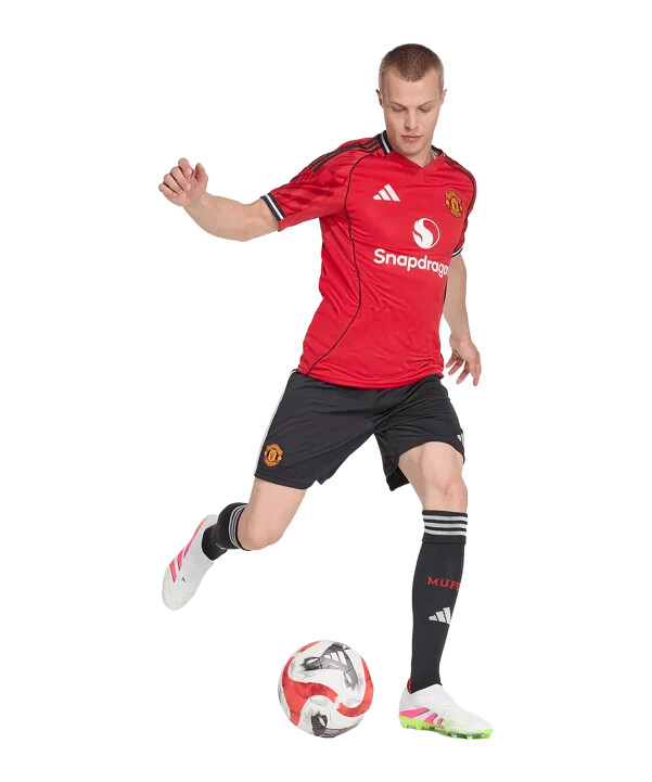 adidas manchester united hemmashorts 202526 svart