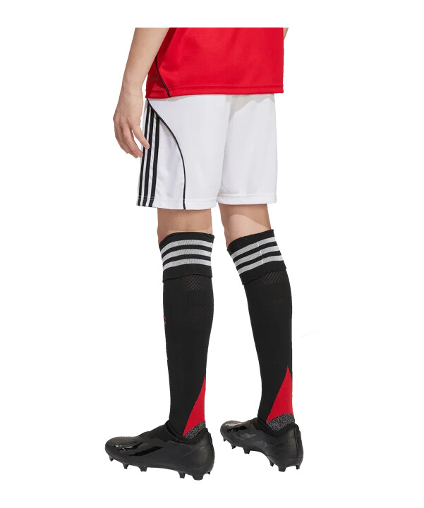 adidas manchester united hemmashorts 202526 barn vita