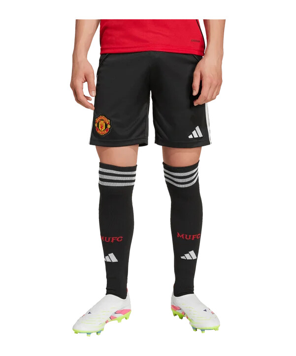 adidas manchester united hemmashorts 202526 barn svart