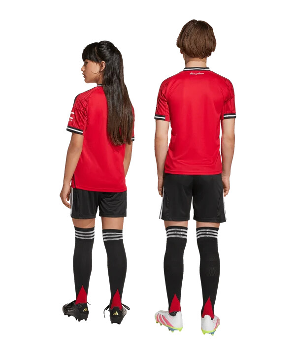 adidas manchester united hemmashorts 202526 barn svart