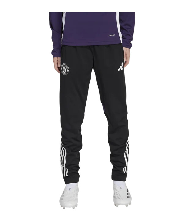 adidas manchester united träningsbyxor barn svarta