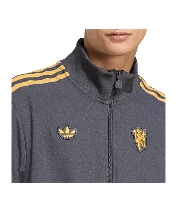 adidas manchester united icon träningströja svart