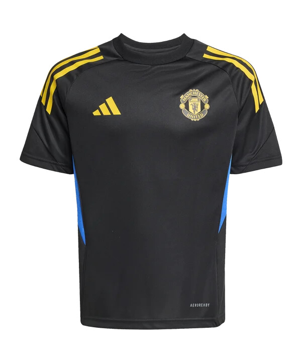 adidas manchester united cup träningströja 202526 barn svart