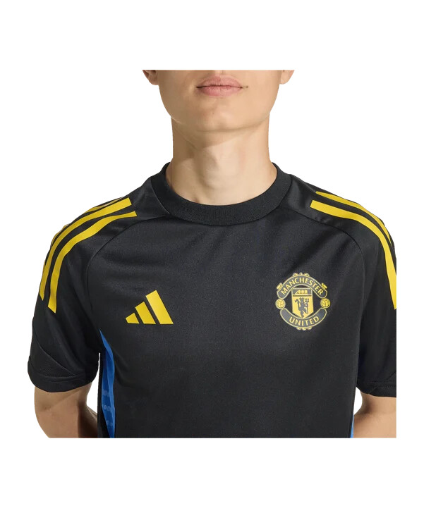 adidas manchester united cup träningströja 202526 barn svart