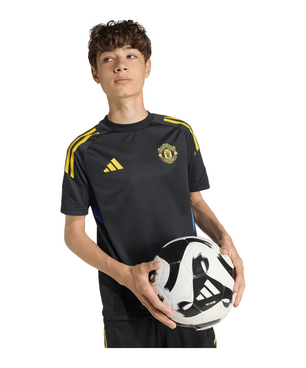 adidas manchester united cup träningströja 202526 barn svart