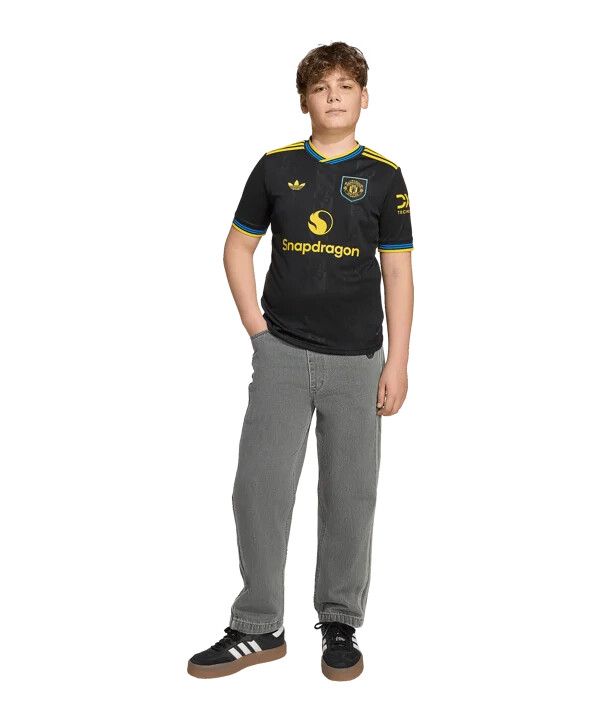 adidas manchester united 3. tröja 20252026 barn svart