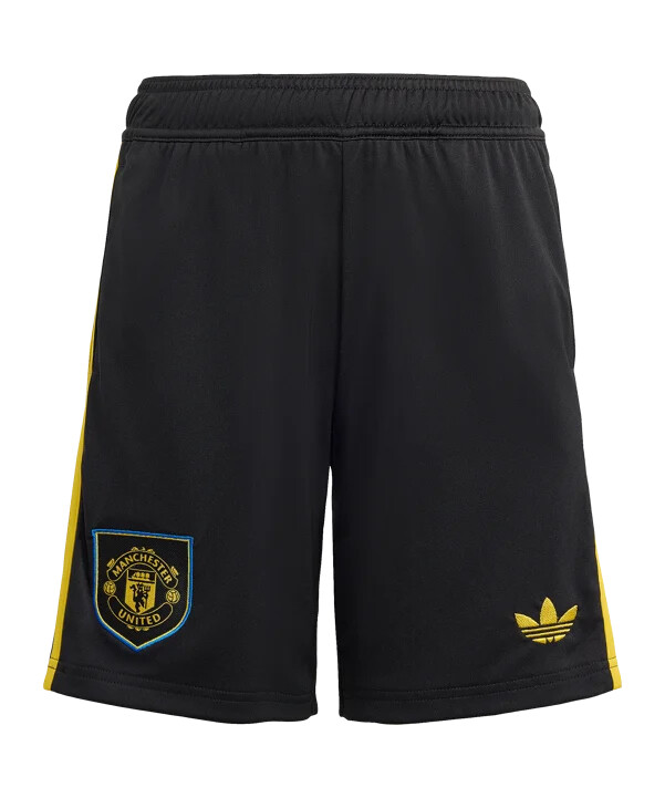 adidas manchester united shorts 3e 20252026 barn svart