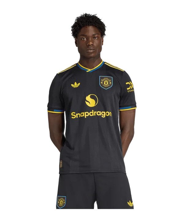 adidas manchester united autentisk 3e lagströja 20252026 svart