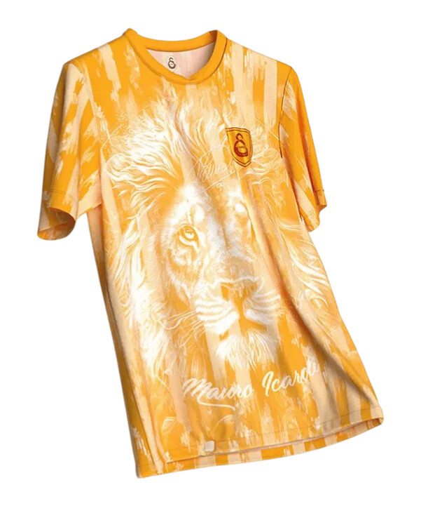 galatasaray istanbul mauro icardi matchdag t-shirt barn gul