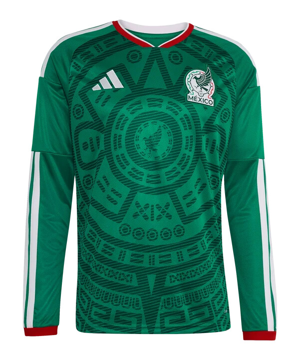 adidas mexiko långärmad hemmatröja vm 2026 grön