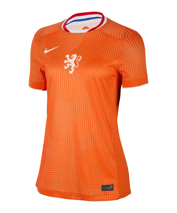 nike nederländerna hemmatröja 2025 dam orange f819