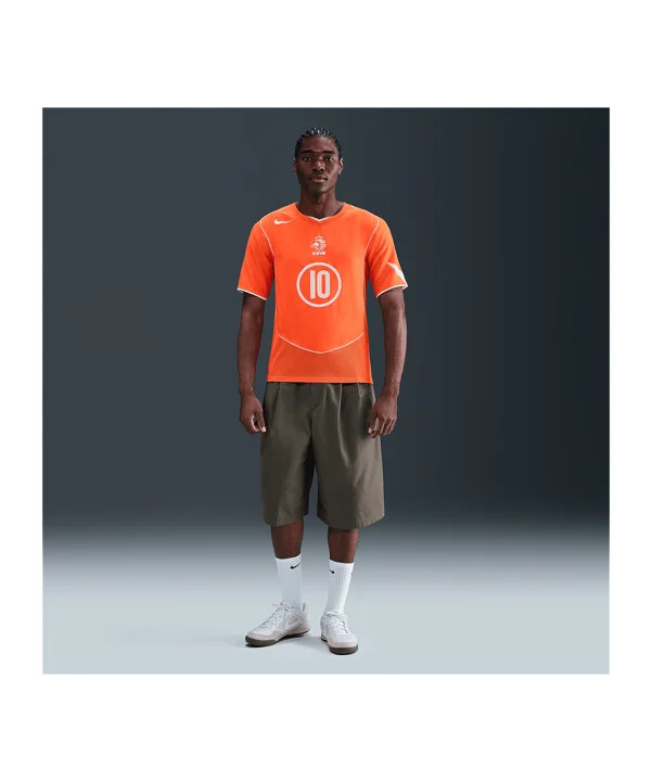 nike netherlands nyutgåva 2004 van nistelrooy jersey orange f819