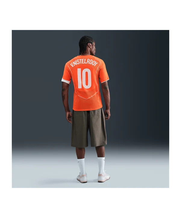nike netherlands nyutgåva 2004 van nistelrooy jersey orange f819